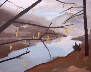 krajina 1 / landscape 1, 75x60 cm, akryl na plátně / acrylic on canvas, 2010