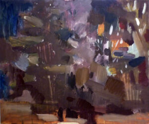 les / wood, 60x50 cm, akryl na plátně / acrylic on canvas, 2010