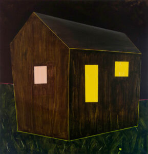 hájovna 2 / gamekeeper's house, 130x135 cm, akryl na plátně / acrylic on canvas, 2015