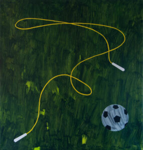 švihadlo / jumping rope, 165x175 cm, akryl na plátně / acrylic on canvas, 2015