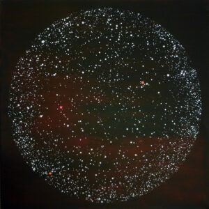 universe, 90x90 cm, akryl na plátně / acrylic on canvas, 2015