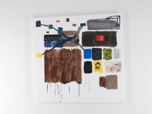 life folders, 105x105, akryl na plátně / acrylic on canvas, 2017