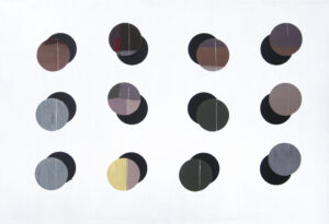 on–off, 110x75 cm, akryl na plátně / acrylic on canvas, 2019