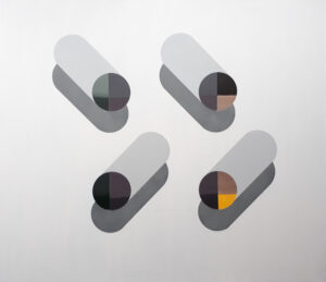 válce / cylinders, 135x120 cm, akryl na plátně / acrylic on canvas, 2019
