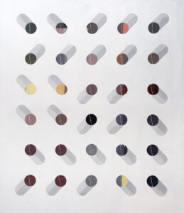 A6-B8-C7-D9, 165x190 cm, akryl na plátně / acrylic on canvas, 2019