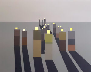 turisti / tourists, 115x90 cm, akryl na plátně / acrylic on canvas, 2020