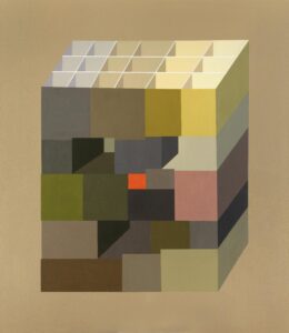 panelák čas / prefabricated house time, 190x165 cm, akryl na plátně / acrylic on canvas, 2020