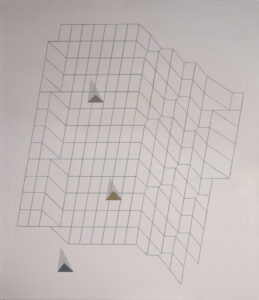 tři hory – three mountains, 110x95 cm, akryl na plátně – acrylic on canvas, 2021