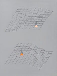 paralelní světy – parallel worlds, 120x90 cm, akryl na plátně – acrylic on canvas, 2021