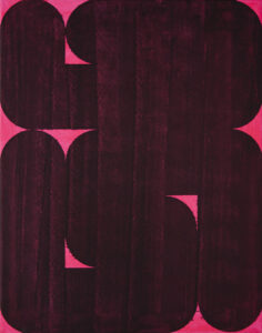 zaplnění prázdnoty 11 – filling the emptiness 11, 70x55 cm, akryl na plátně, 2022