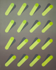 1234, 70x55 cm, akryl na plátně, 2022