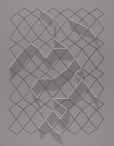 řečiště – riverbed, 70x55 cm, akryl na plátně – acrylic on canvas, 2022 foto-me_canon