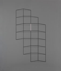 vnitřní zákon – inner law, 190x165 cm, akryl na plátně – acrylic on canvas, 2022 foto-Marcel Rozhoň