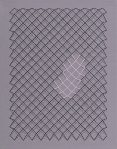 drátěná kaluž 3 – wire puddle 3, 70x55 cm, akryl na plátně – acrylic on canvas, 2023
