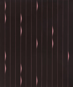 vertikální horizont / vertical horizon – baudot code, 190x160 cm, akryl na plátně – acrylic on canvas, 2024