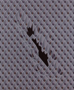 díra 02 – gap 02, 120x100 cm, akryl na plátně – acrylic on canvas, 2025