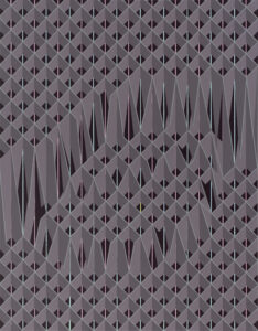 posun – shift, 70x55 cm, akryl na plátně – acrylic on canvas, 2025